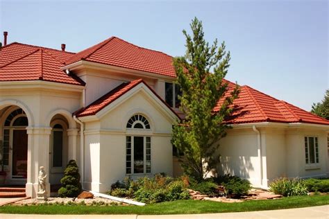 red tile roof house colors